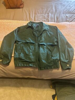 VINTAGE Lands' End Dark Green Field Jacket